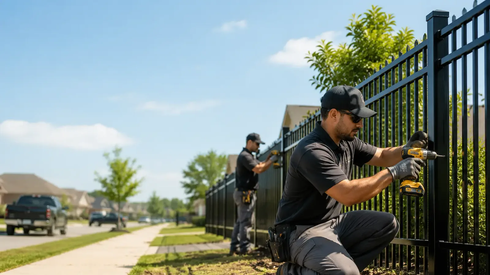 Metal Fence Installation in Clayton, NC